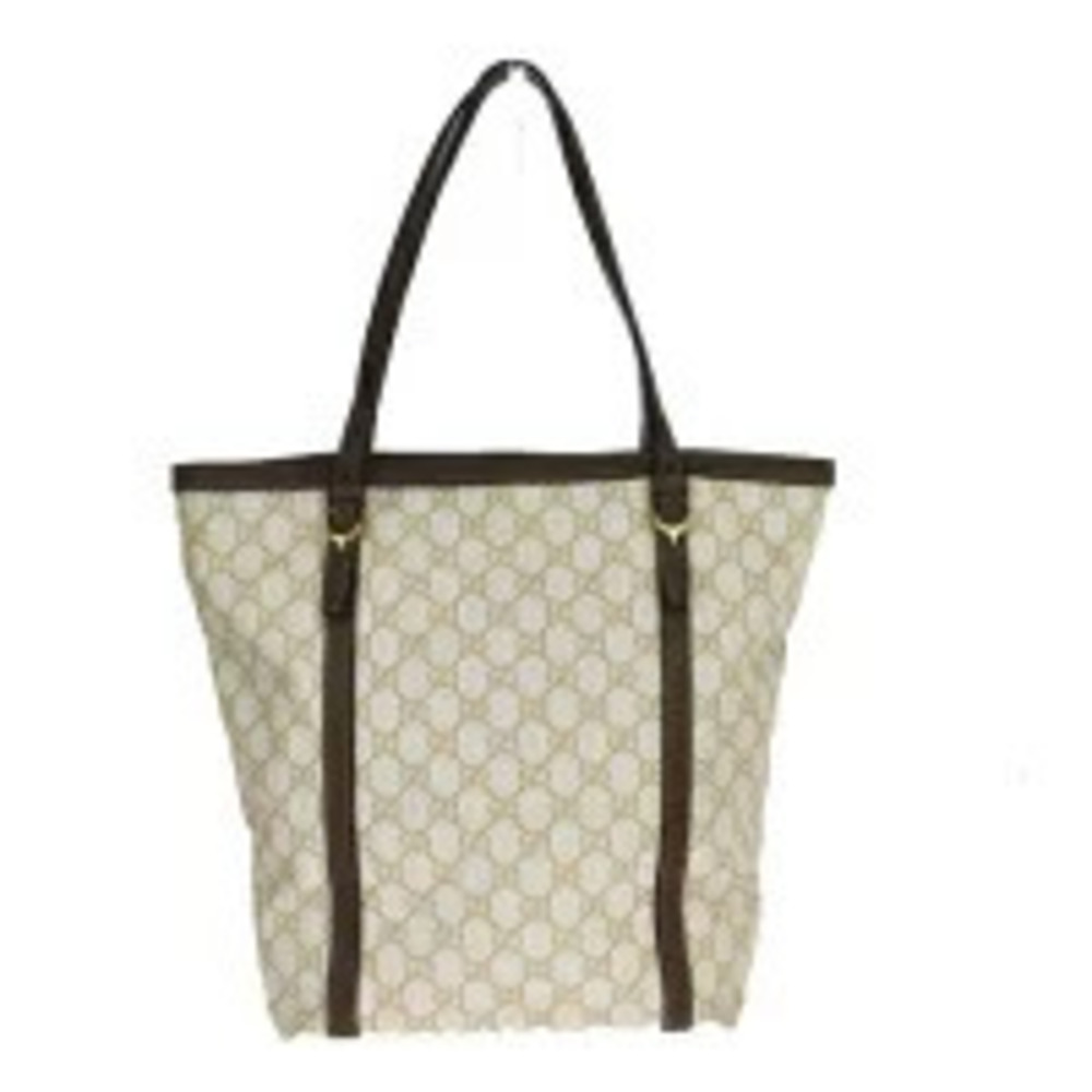Gucci GG Supreme Nice Tote monogram canvas brown leather